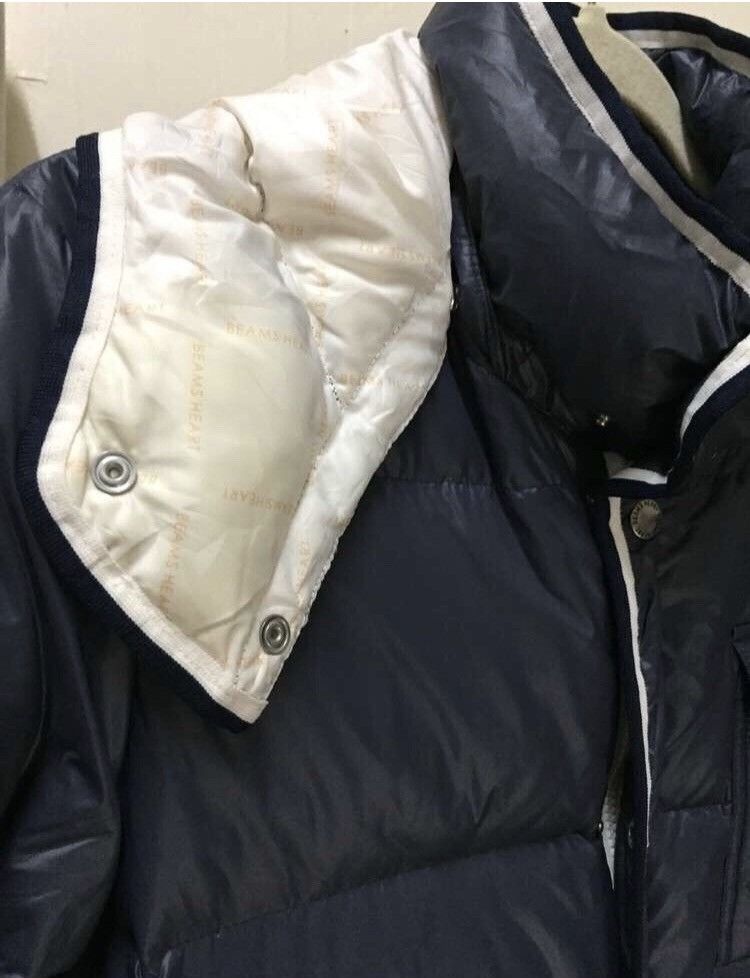 Beams Plus Japanese Beams Hearts Navy Blue Puffer Down Jacket Size US M / EU 48-50 / 2 - 6 Thumbnail