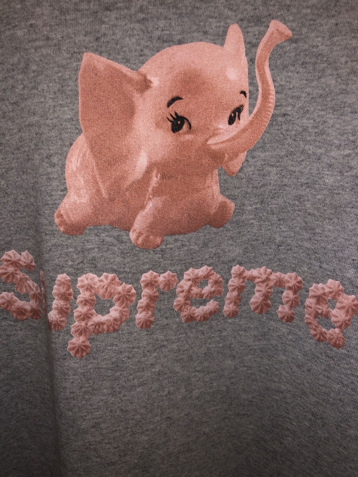 Supreme GRAY SUPREME ELEPHANT TEE Size US M / EU 48-50 / 2 - 5 Thumbnail