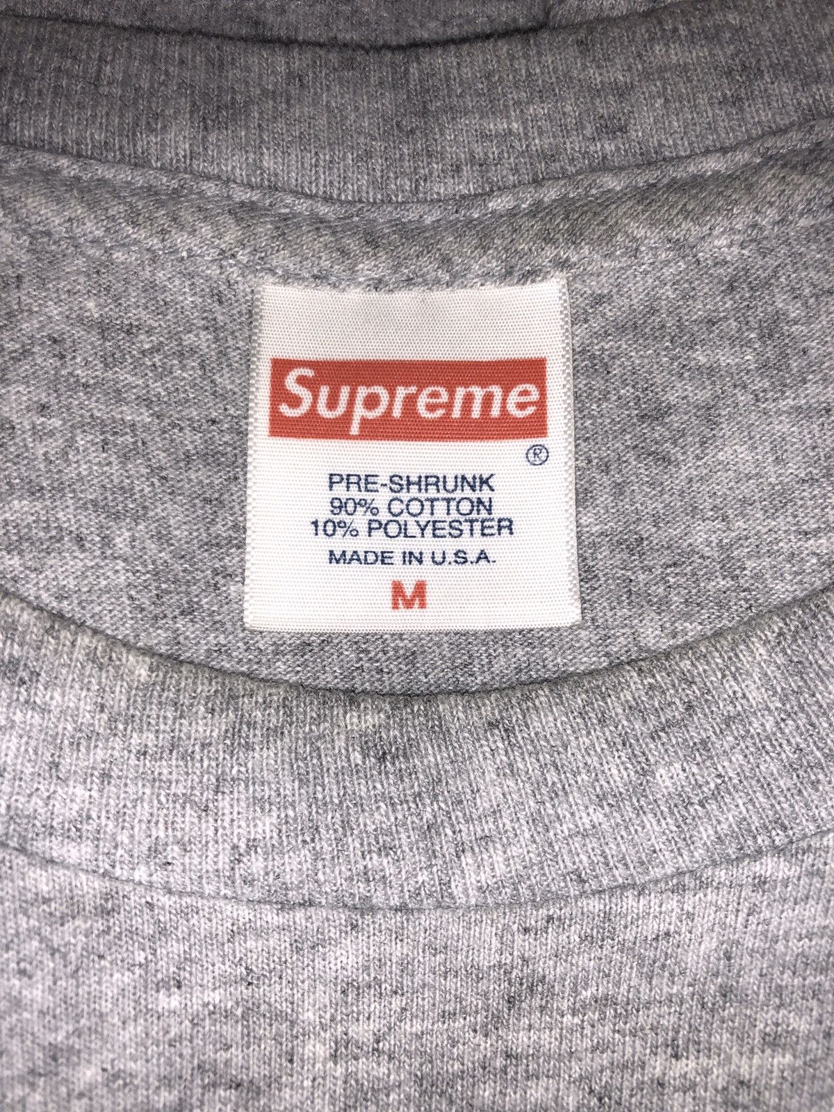 Supreme GRAY SUPREME ELEPHANT TEE Size US M / EU 48-50 / 2 - 2 Thumbnail
