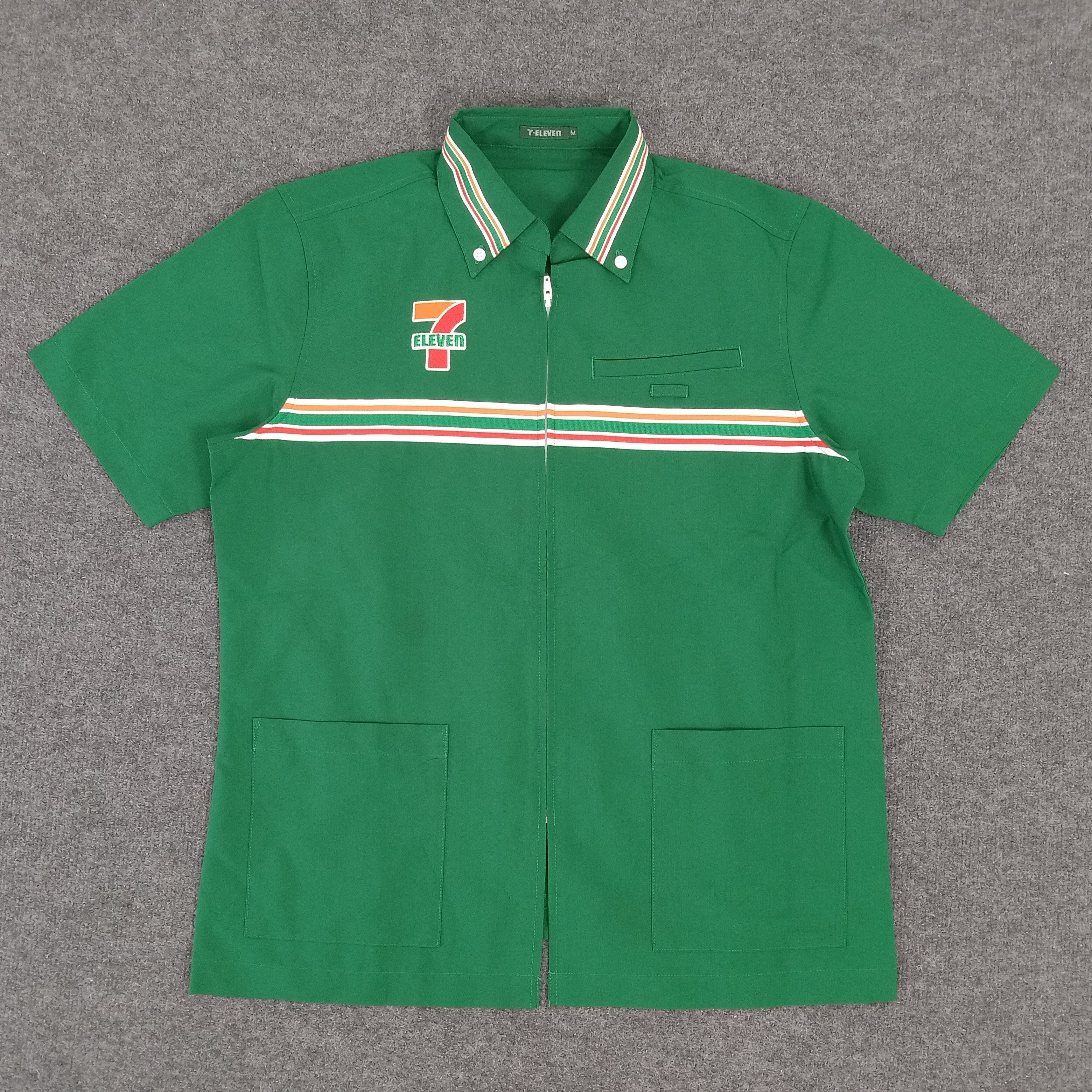 Japanese Brand × Vintage 7 Eleven Japanese Brand Uniform Tshirt Size US M / EU 48-50 / 2 - 1 Thumbnail
