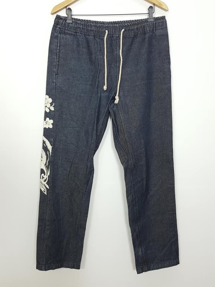 Japanese Brand KOI Printed Pattern Drawstring Style Jogger Pant Size US 33 - 3 Thumbnail