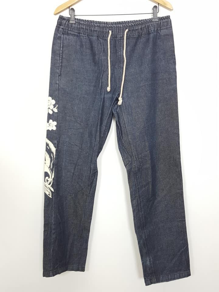 Japanese Brand KOI Printed Pattern Drawstring Style Jogger Pant Size US 33 - 2 Thumbnail