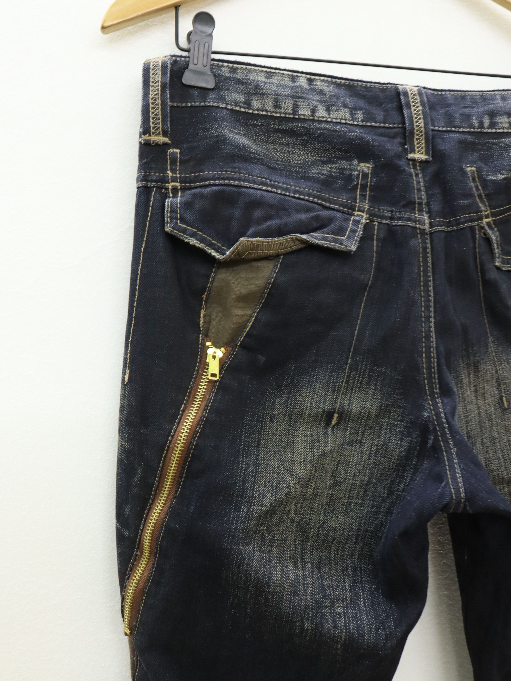 Japanese Brand × PPFM PPFM Zippers Rocker Anarchy Style Jean Pant Size US 32 / EU 48 - 9 Thumbnail
