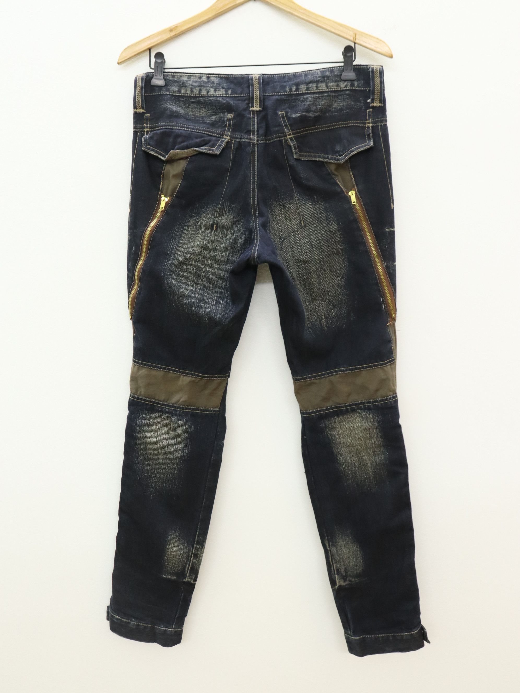 Japanese Brand × PPFM PPFM Zippers Rocker Anarchy Style Jean Pant Size US 32 / EU 48 - 4 Thumbnail