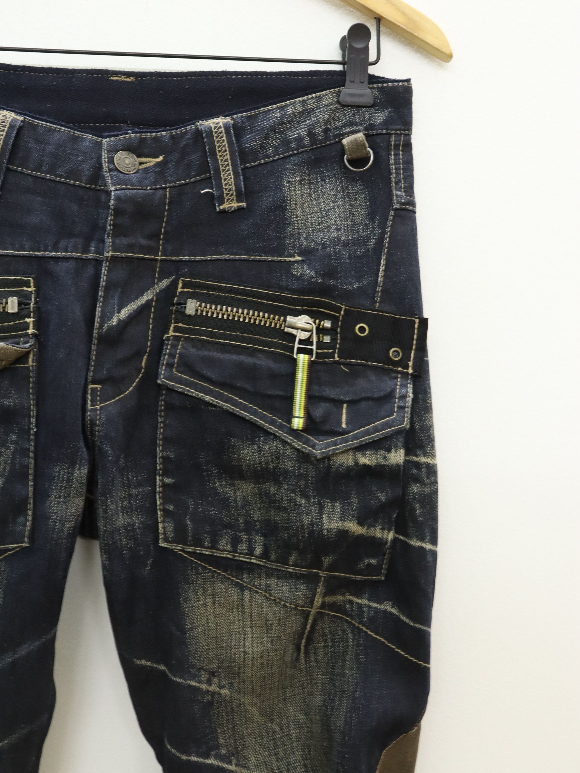 Japanese Brand × PPFM PPFM Zippers Rocker Anarchy Style Jean Pant Size US 32 / EU 48 - 6 Thumbnail