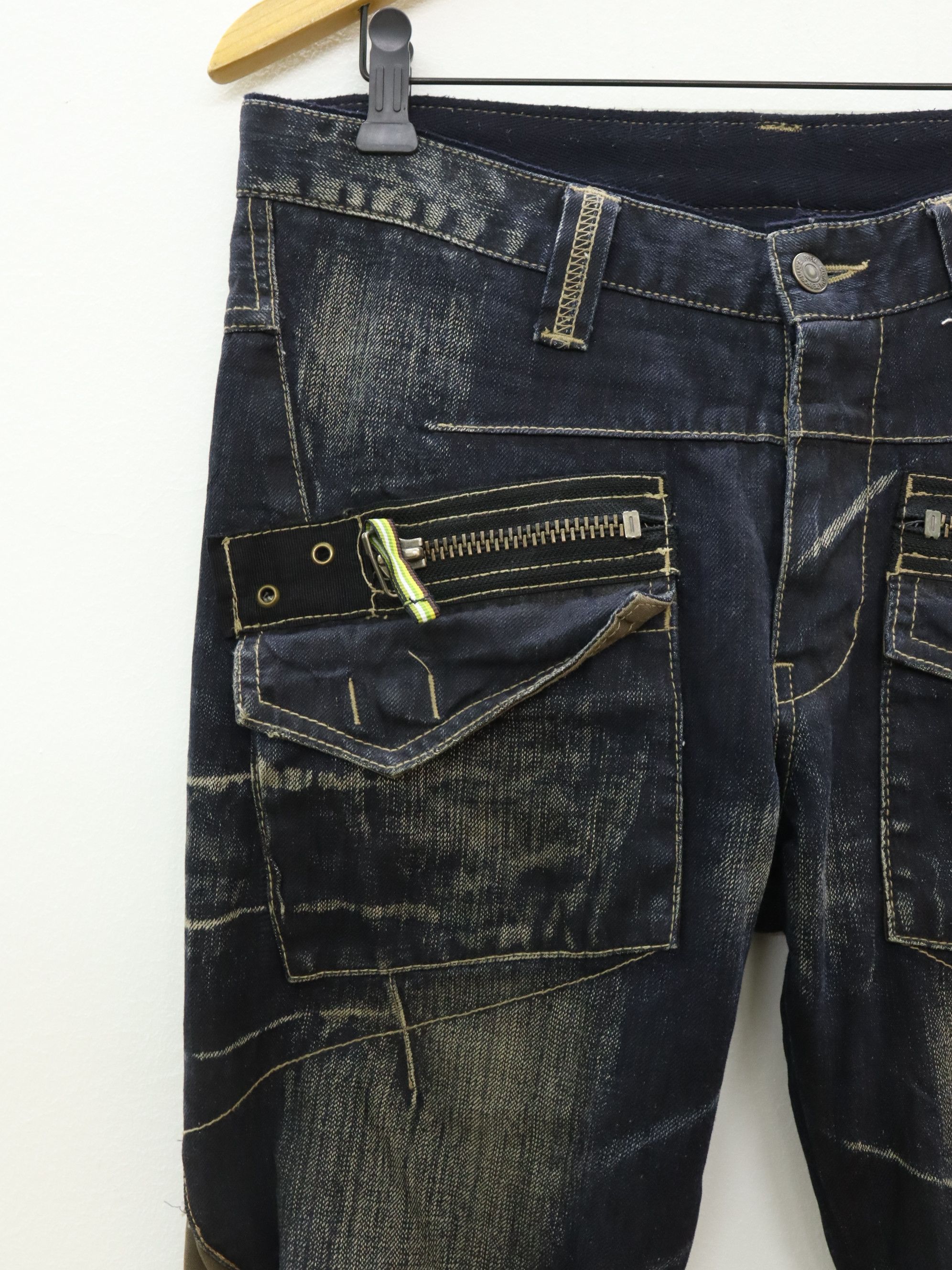 Japanese Brand × PPFM PPFM Zippers Rocker Anarchy Style Jean Pant Size US 32 / EU 48 - 5 Thumbnail