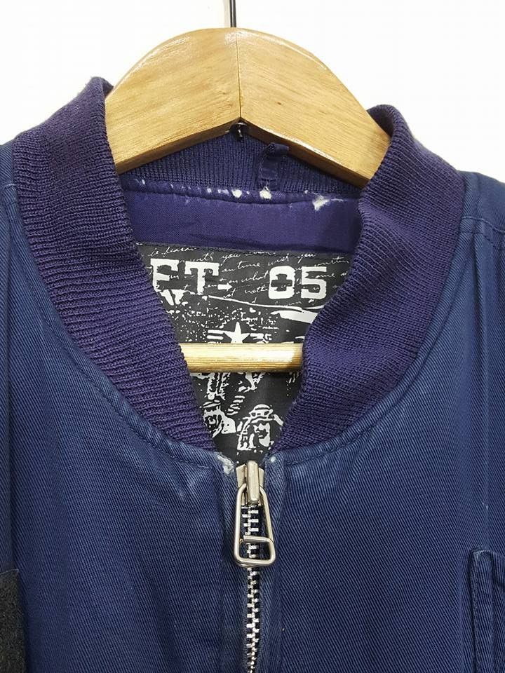Japanese Brand MA -1 Padded Navy Jacket Size US M / EU 48-50 / 2 - 3 Thumbnail