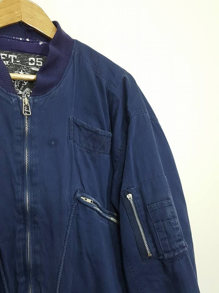 Japanese Brand MA -1 Padded Navy Jacket Size US M / EU 48-50 / 2 - 8 Thumbnail