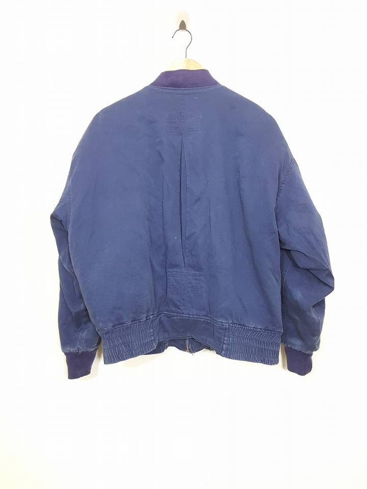Japanese Brand MA -1 Padded Navy Jacket Size US M / EU 48-50 / 2 - 2 Thumbnail