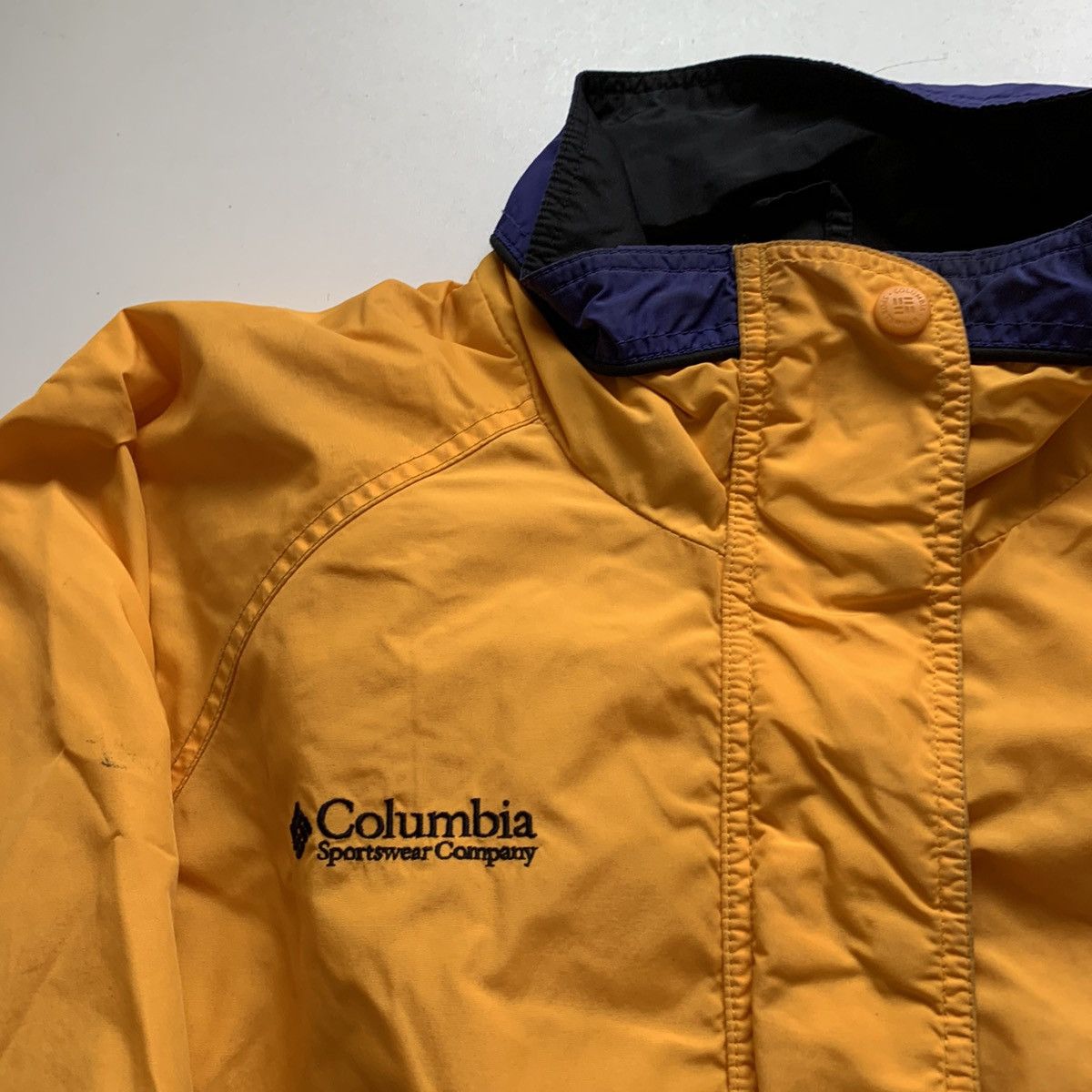 Columbia × Vintage Vintage 90s Columbia Outdoors Yellow Zip Up Jacket Rare Size M / US 6-8 / IT 42-44 - 2 Thumbnail