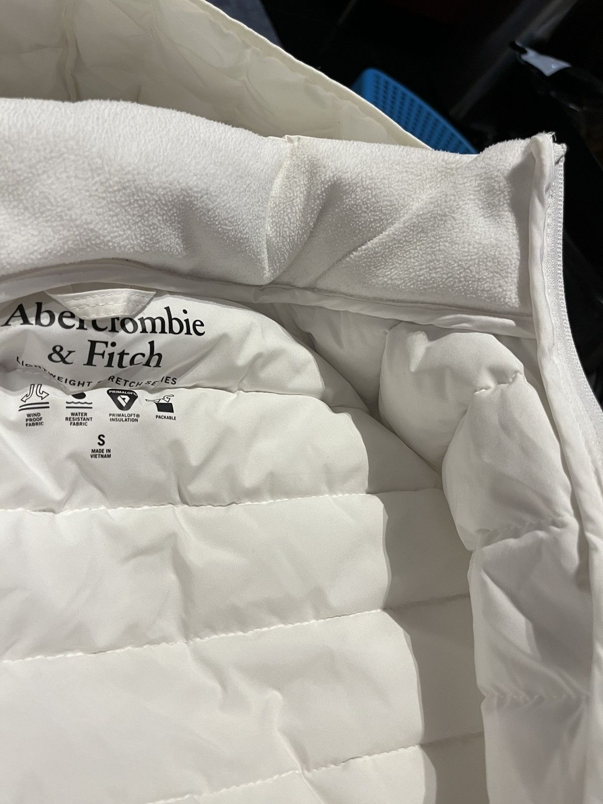 Abercrombie & Fitch Abercrombie&Fitch Mens White Jacket Size S Size US S / EU 44-46 / 1 - 7 Thumbnail