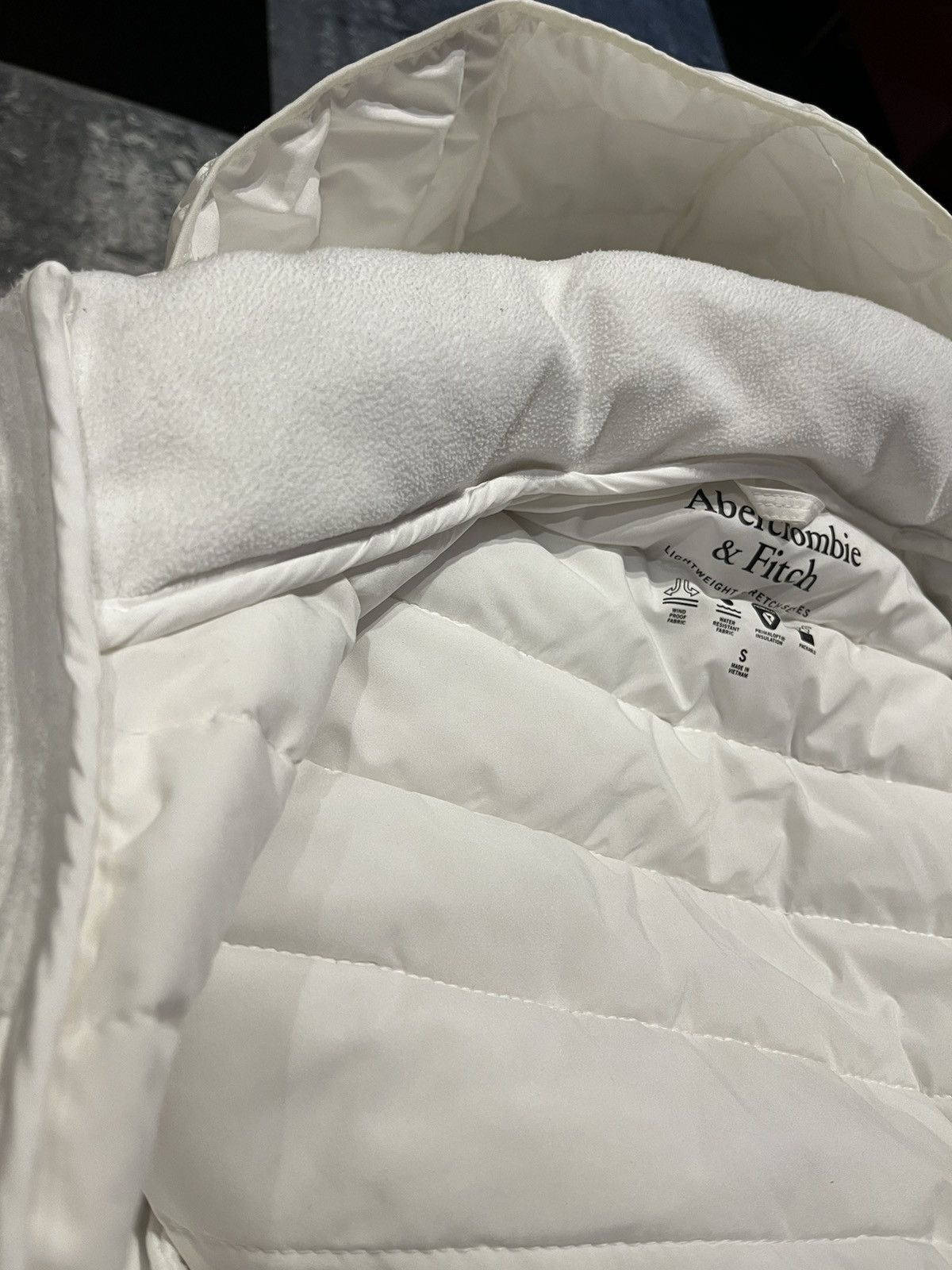 Abercrombie & Fitch Abercrombie&Fitch Mens White Jacket Size S Size US S / EU 44-46 / 1 - 8 Thumbnail
