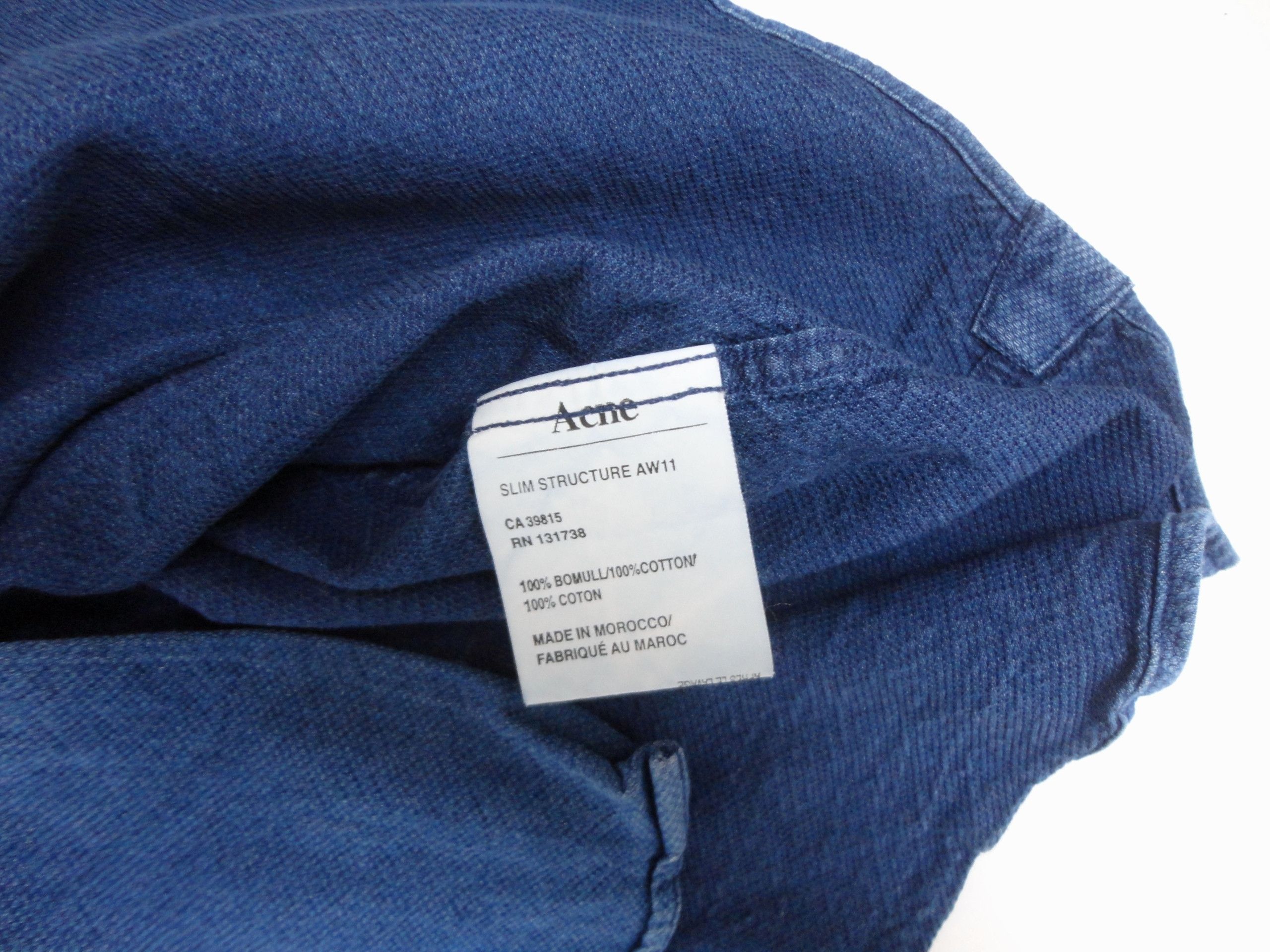 Acne Studios × Vintage Acne Studios Button Down Denim Shirt Size US S / EU 44-46 / 1 - 4 Thumbnail