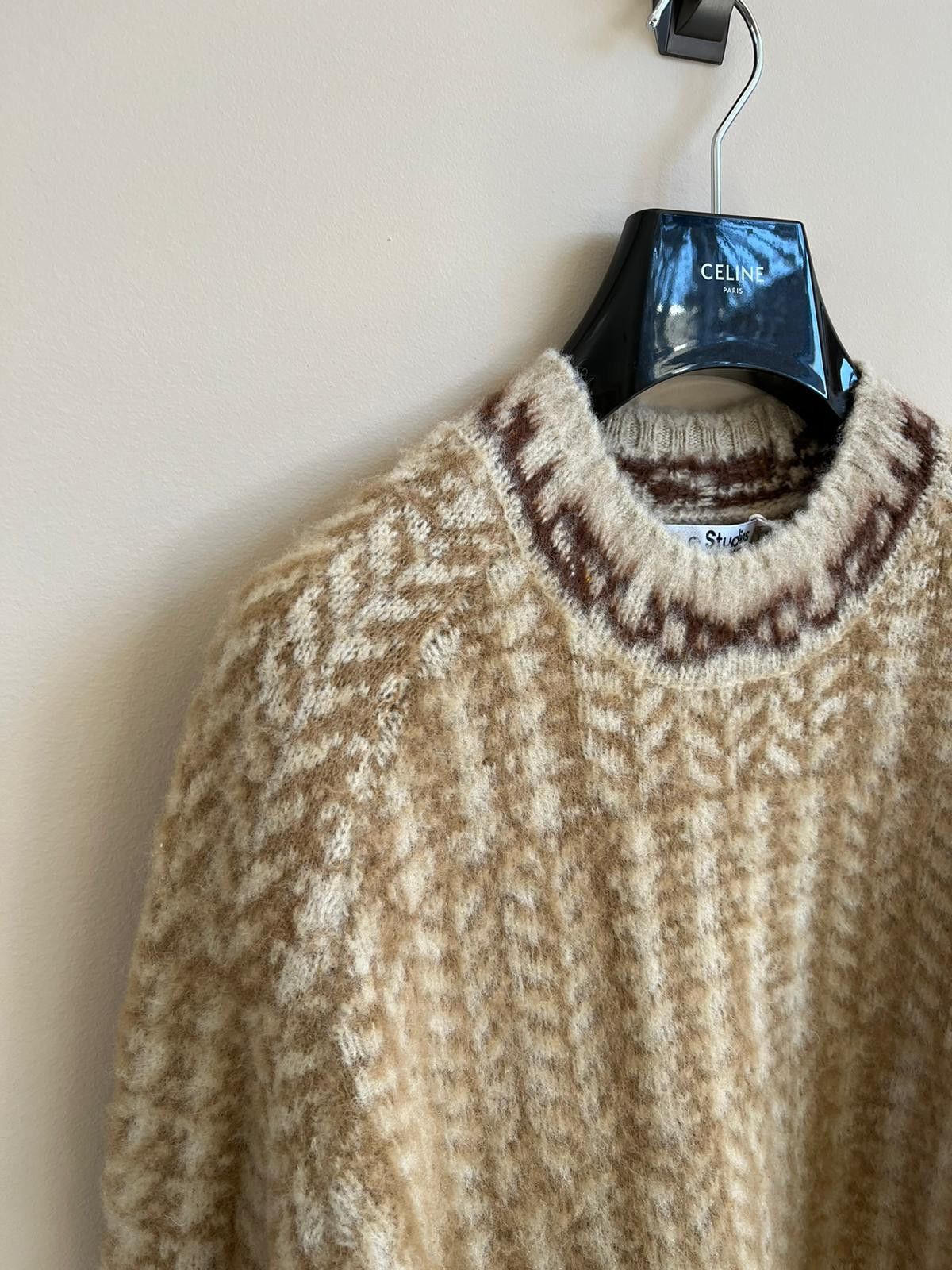 Acne Studios FN-MN-KNIT000279 in Beige Size US M / EU 48-50 / 2 - 5 Thumbnail