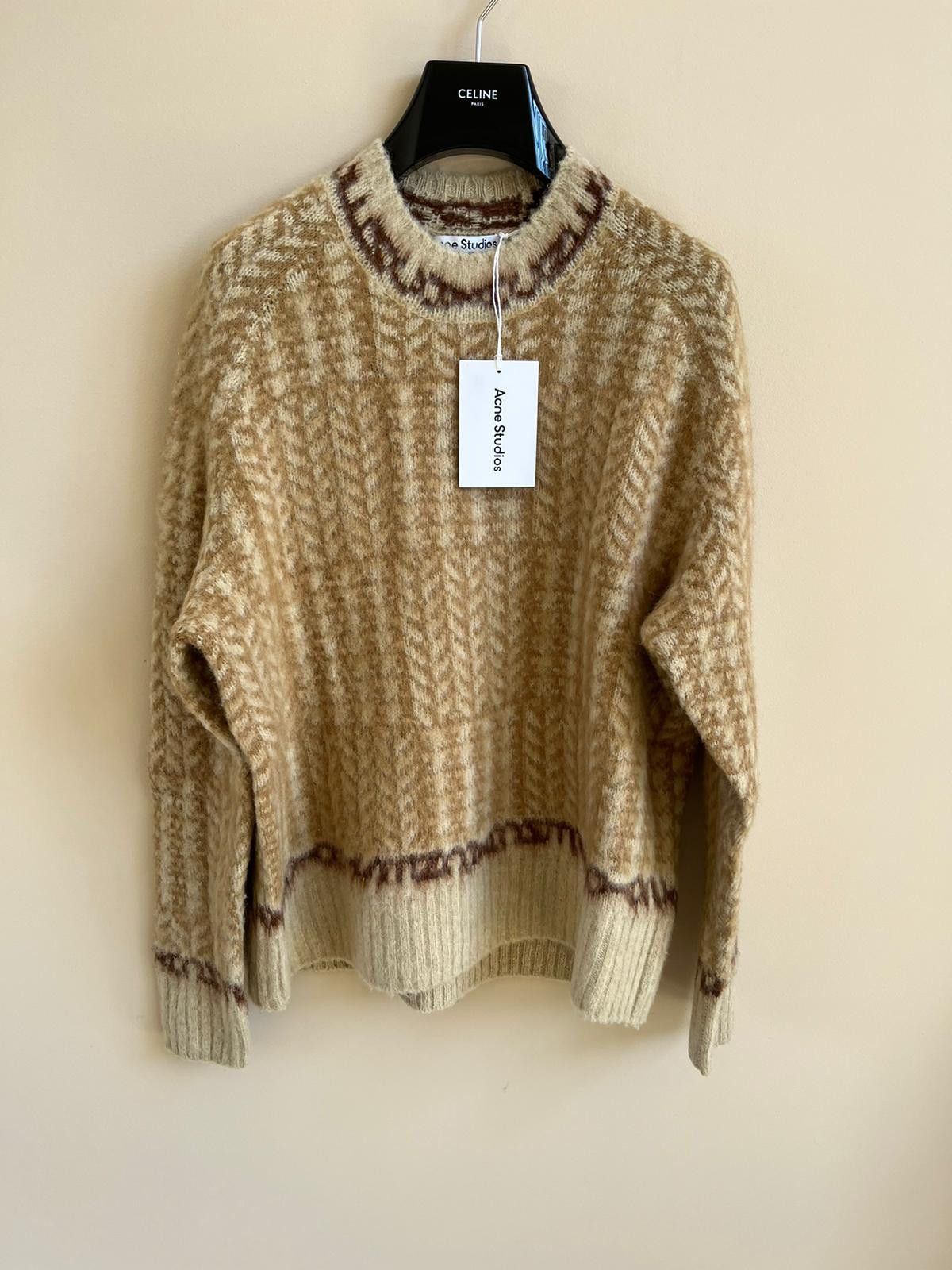 Acne Studios FN-MN-KNIT000279 in Beige Size US M / EU 48-50 / 2 - 13 Thumbnail