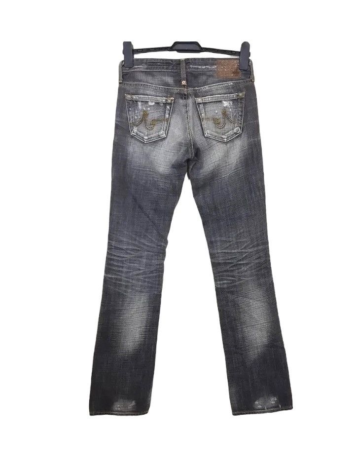 AG Adriano Goldschmied AG Designer slim Straight Leg Distressed Denim Jeans Pants Size US 28 / EU 44 - 2 Thumbnail