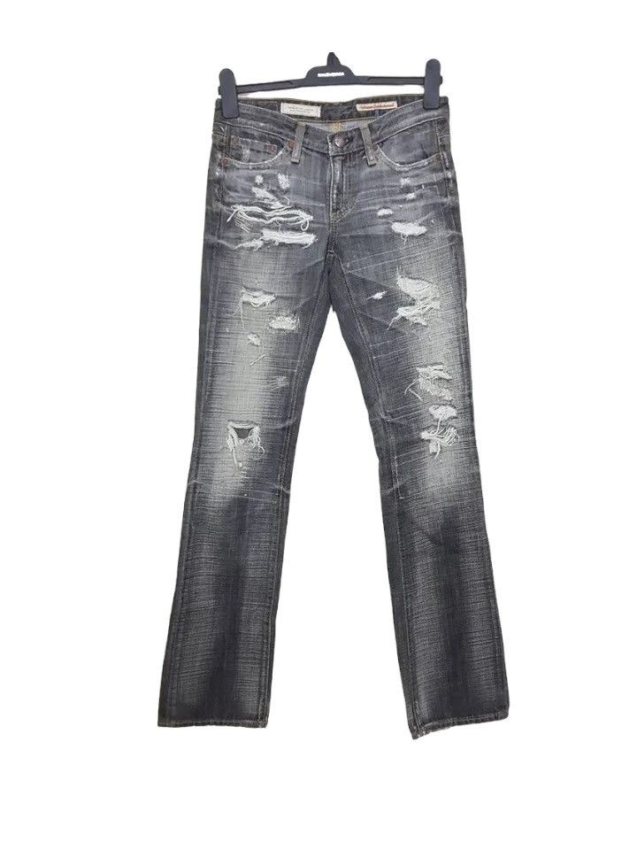AG Adriano Goldschmied AG Designer slim Straight Leg Distressed Denim Jeans Pants Size US 28 / EU 44 - 1 Thumbnail