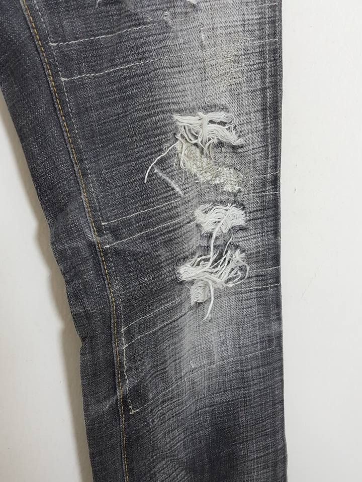 AG Adriano Goldschmied AG Designer slim Straight Leg Distressed Denim Jeans Pants Size US 28 / EU 44 - 13 Thumbnail