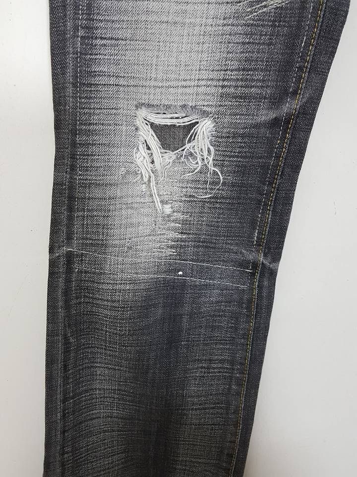 AG Adriano Goldschmied AG Designer slim Straight Leg Distressed Denim Jeans Pants Size US 28 / EU 44 - 12 Thumbnail