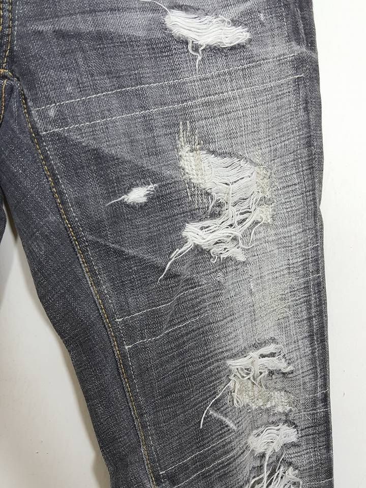 AG Adriano Goldschmied AG Designer slim Straight Leg Distressed Denim Jeans Pants Size US 28 / EU 44 - 11 Thumbnail