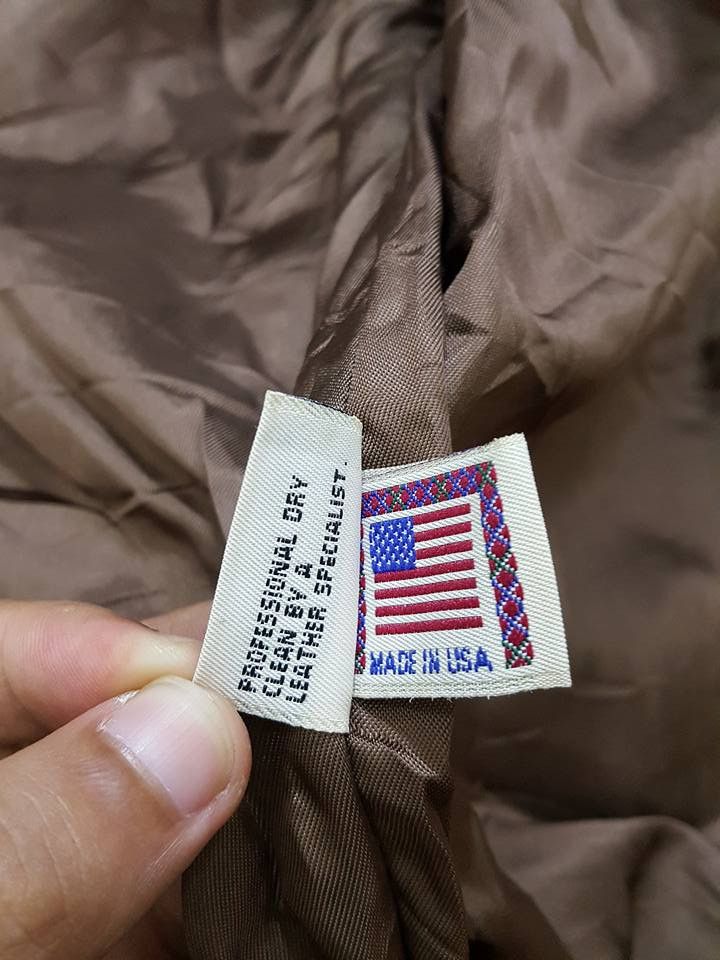 Golden Bear Golden Bear Thinsulate Thermal Insulation Leather Jacket Size US M / EU 48-50 / 2 - 9 Thumbnail