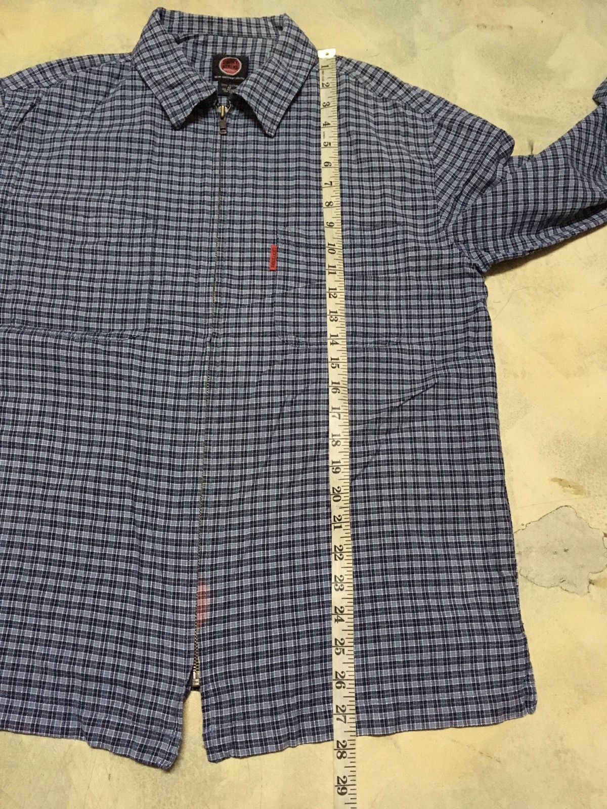 Japanese Brand Lucky Strike Cigarette Zipper Long Sleeve Shirt Size US M / EU 48-50 / 2 - 10 Thumbnail