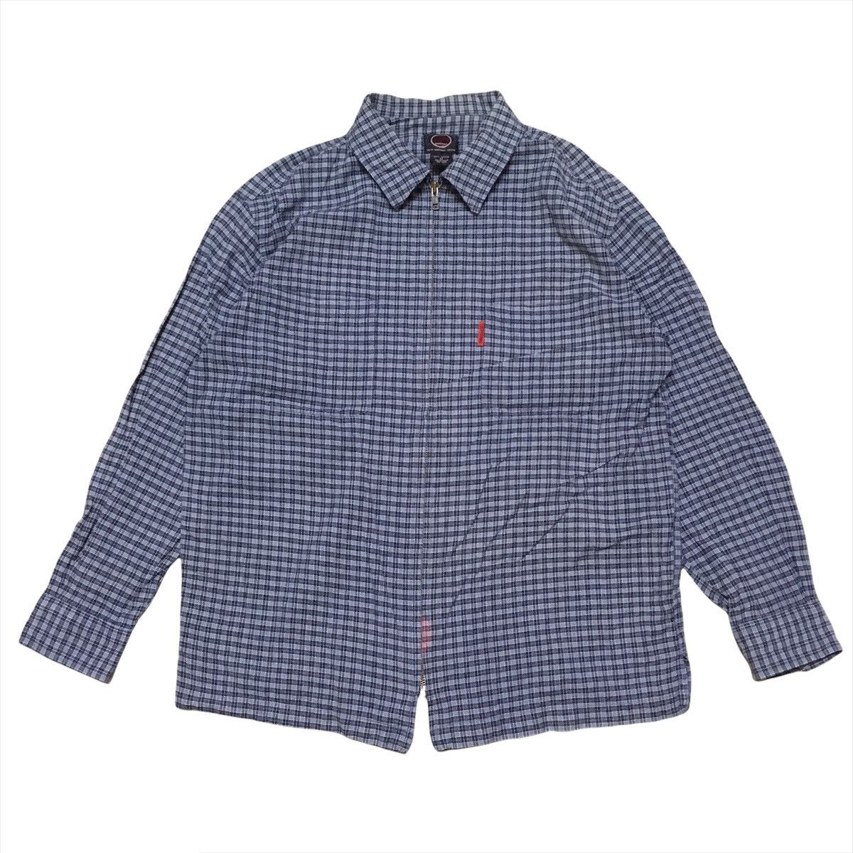 Japanese Brand Lucky Strike Cigarette Zipper Long Sleeve Shirt Size US M / EU 48-50 / 2 - 1 Thumbnail