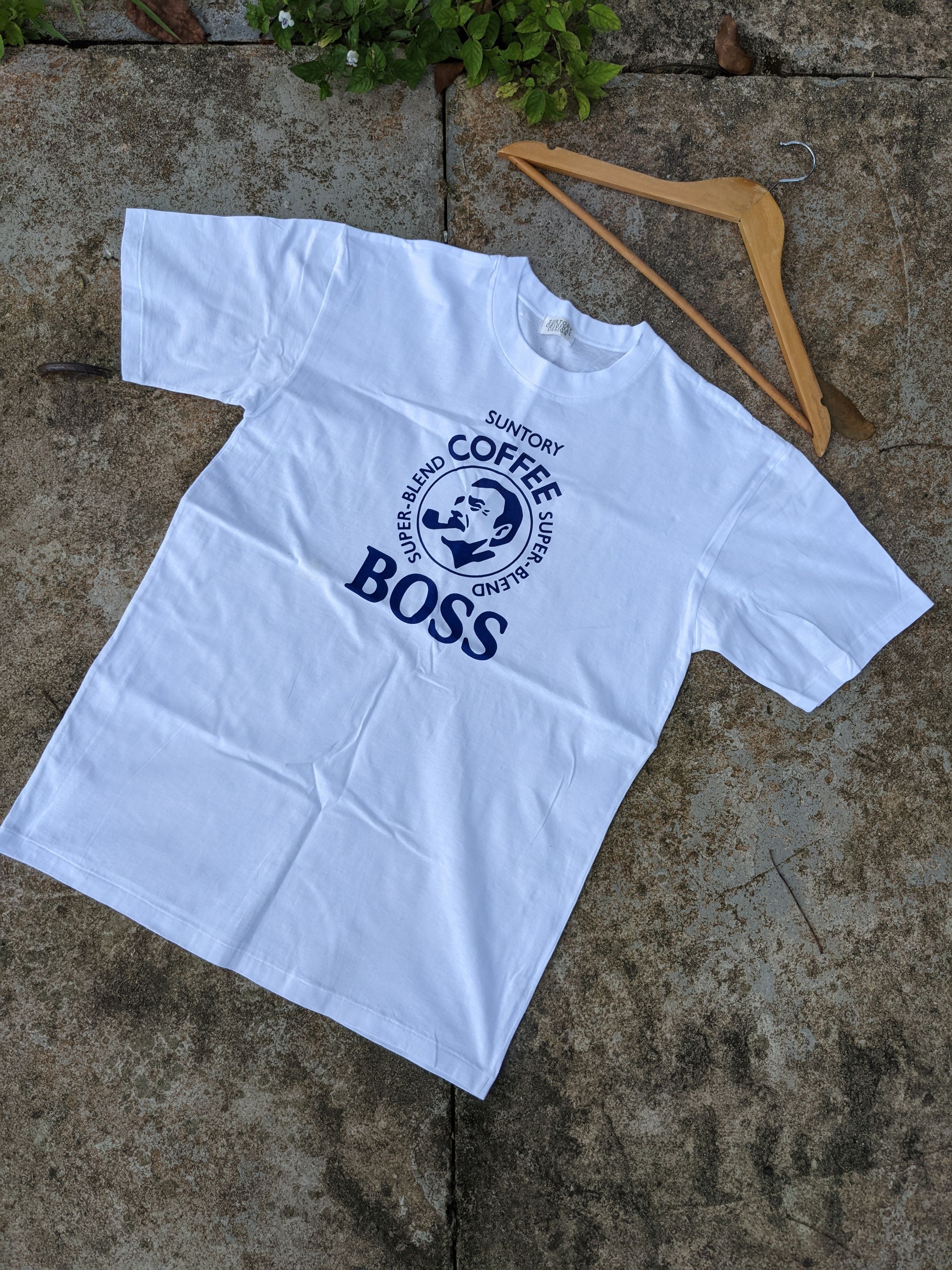 Japanese Brand × Vintage Vintage Suntory Boss Coffee Big Logo tshirts Size US M / EU 48-50 / 2 - 1 Thumbnail