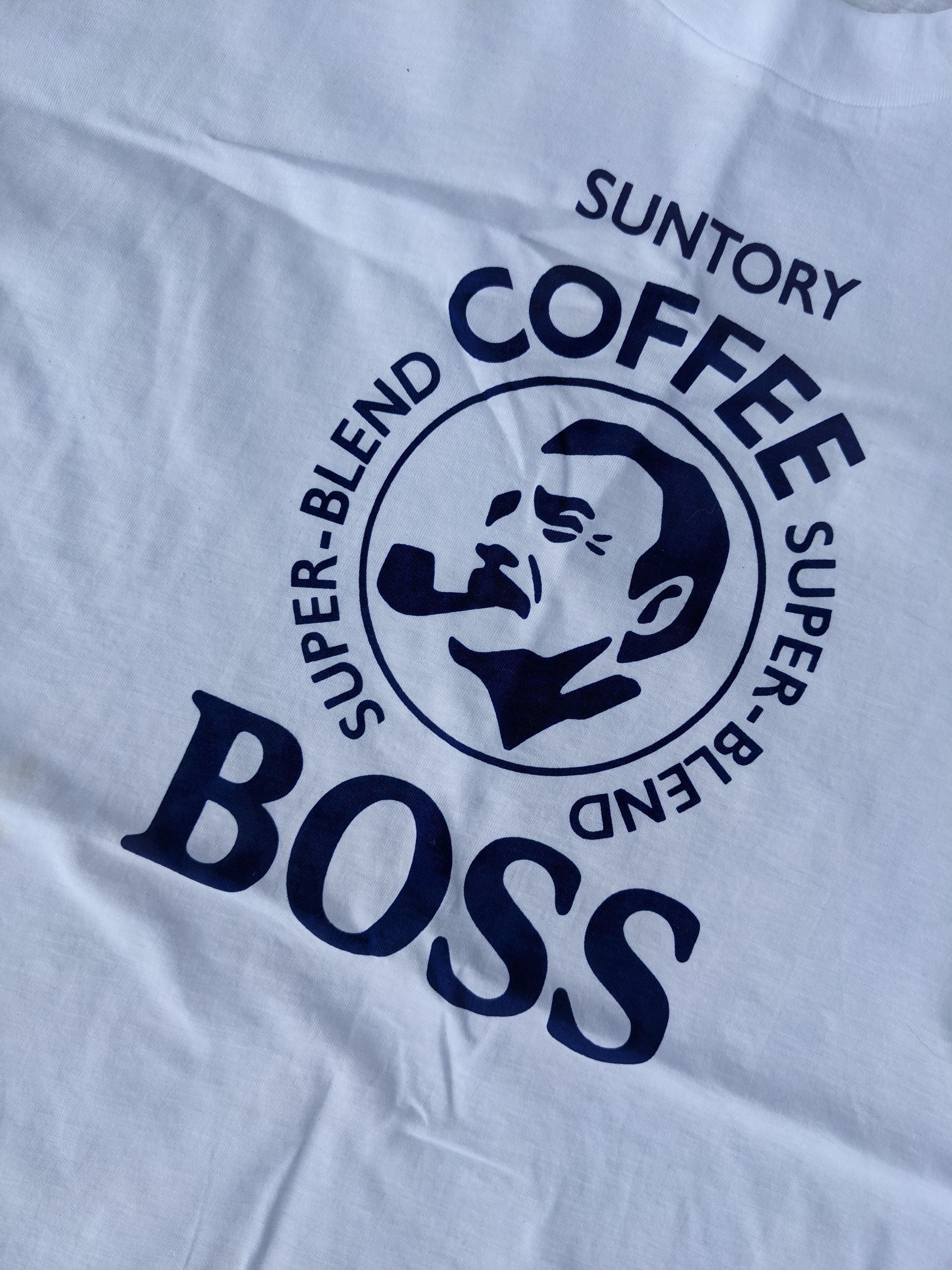 Japanese Brand × Vintage Vintage Suntory Boss Coffee Big Logo tshirts Size US M / EU 48-50 / 2 - 4 Thumbnail