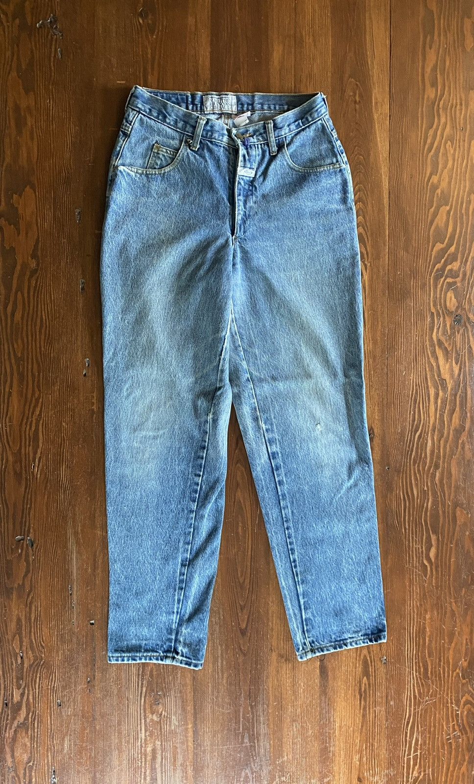 Marithe + Francois Girbaud Vintage 80’s Marithe Francois Girbaud Stonewash Jeans 29x30 Size 29" - 1 Thumbnail