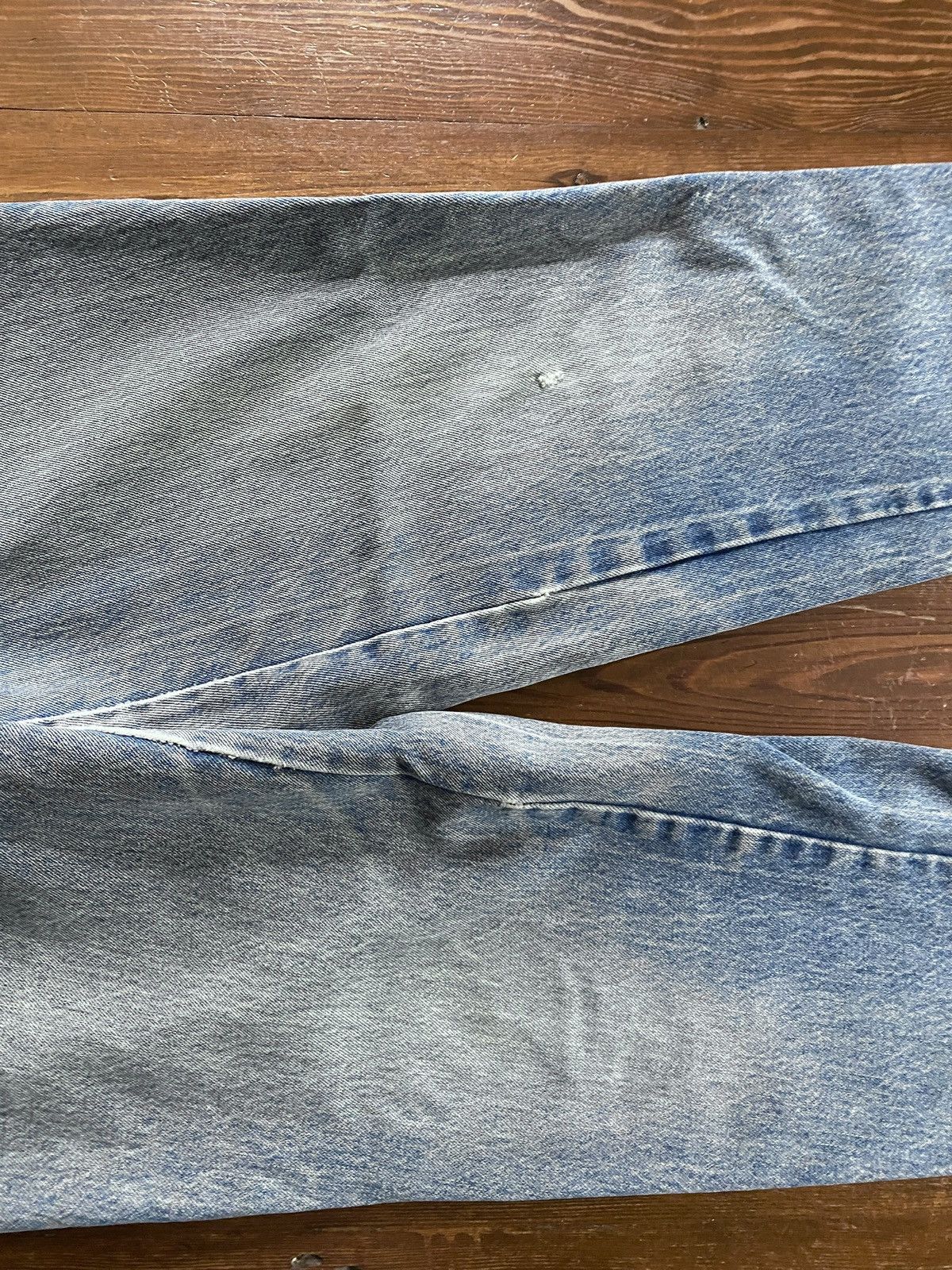 Marithe + Francois Girbaud Vintage 80’s Marithe Francois Girbaud Stonewash Jeans 29x30 Size 29" - 3 Thumbnail