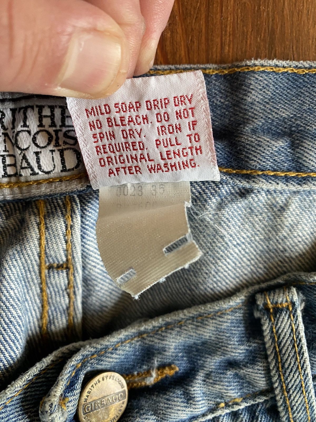 Marithe + Francois Girbaud Vintage 80’s Marithe Francois Girbaud Stonewash Jeans 29x30 Size 29" - 14 Thumbnail