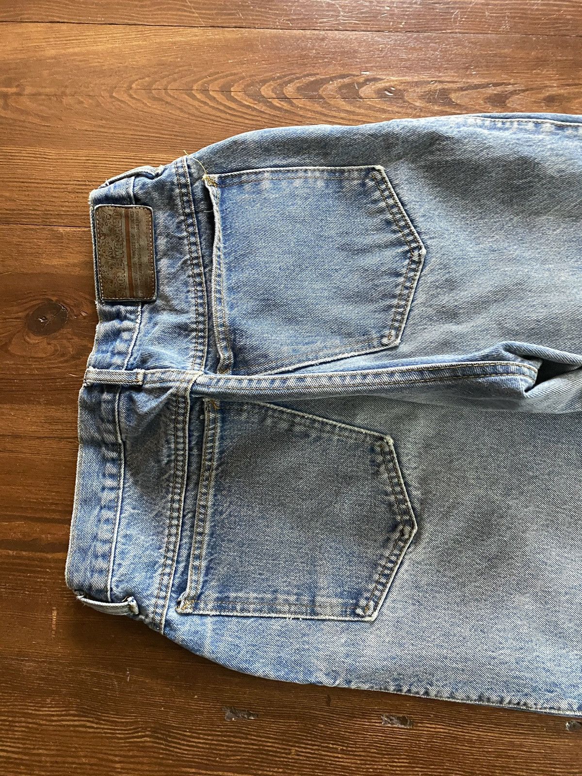 Marithe + Francois Girbaud Vintage 80’s Marithe Francois Girbaud Stonewash Jeans 29x30 Size 29" - 20 Thumbnail