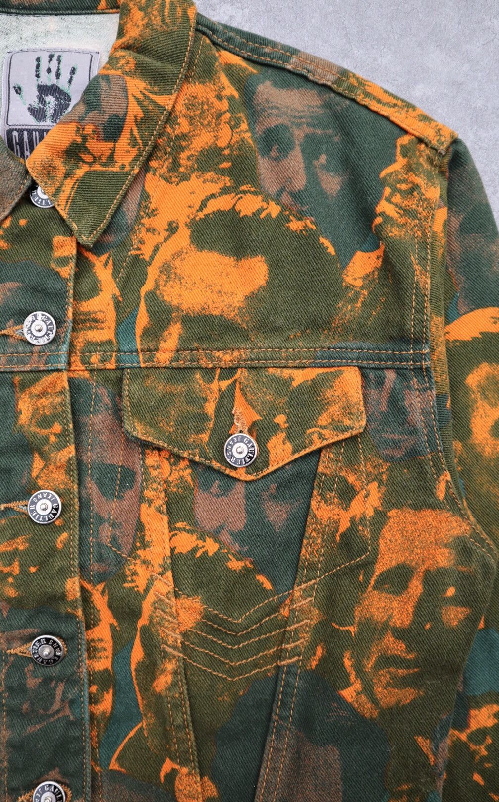 Jean Paul Gaultier AW97 Faces Denim Jacket Size US XS / EU 42 / 0 - 3 Thumbnail