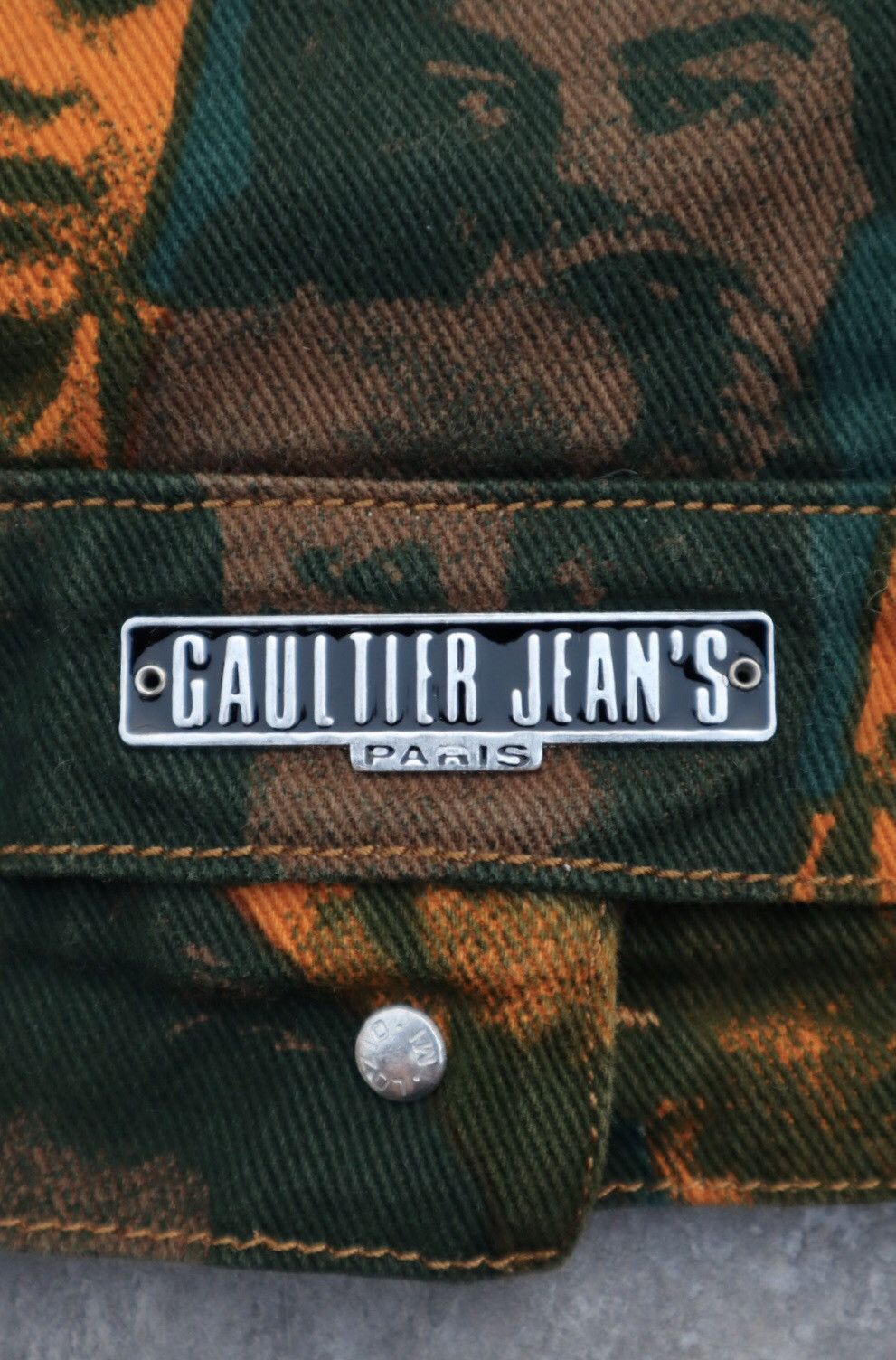Jean Paul Gaultier AW97 Faces Denim Jacket Size US XS / EU 42 / 0 - 4 Thumbnail