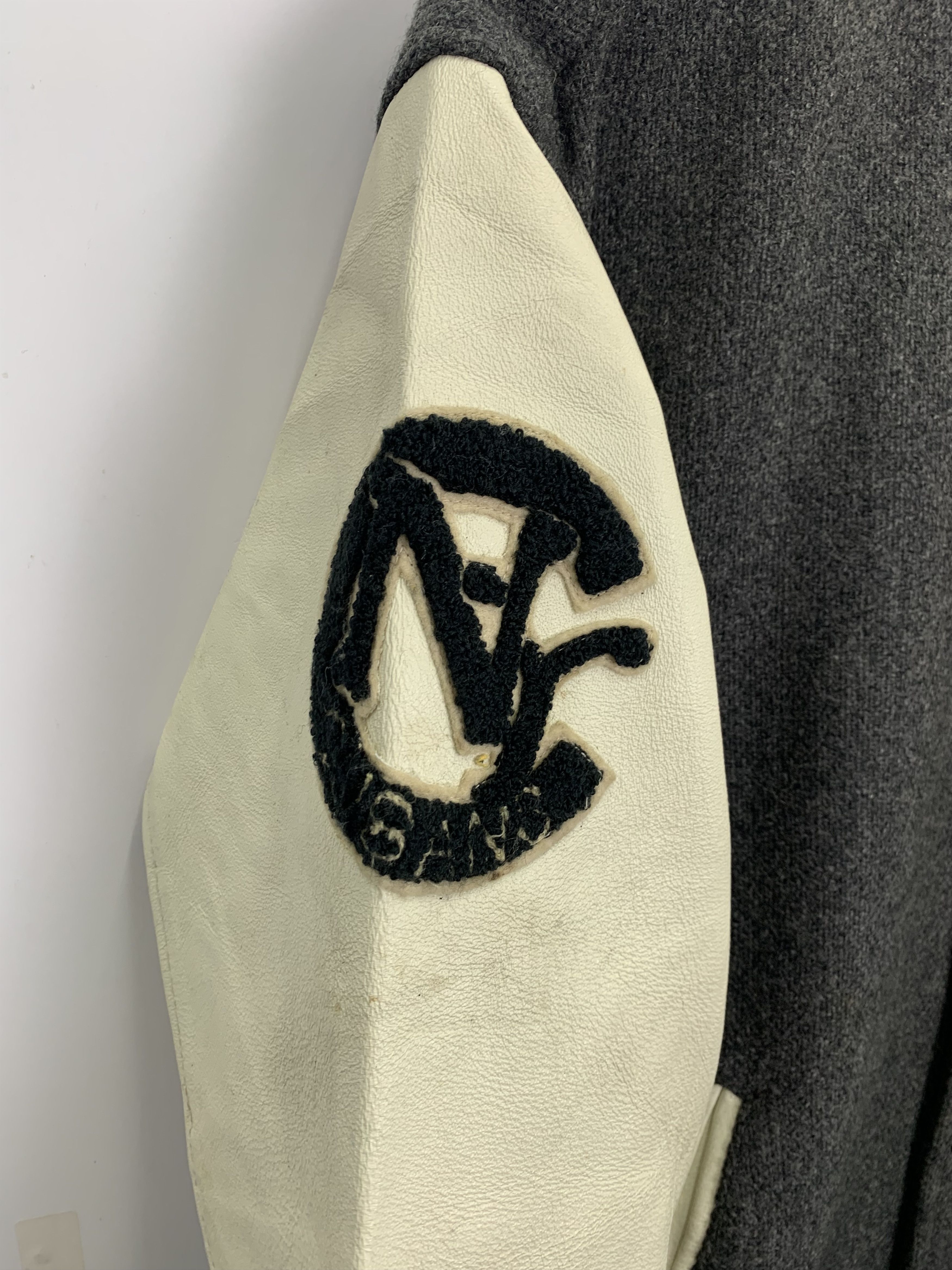 Vintage Vintage New York Varsity Jacket Sleeve Leather V0457 Size US M / EU 48-50 / 2 - 10 Thumbnail
