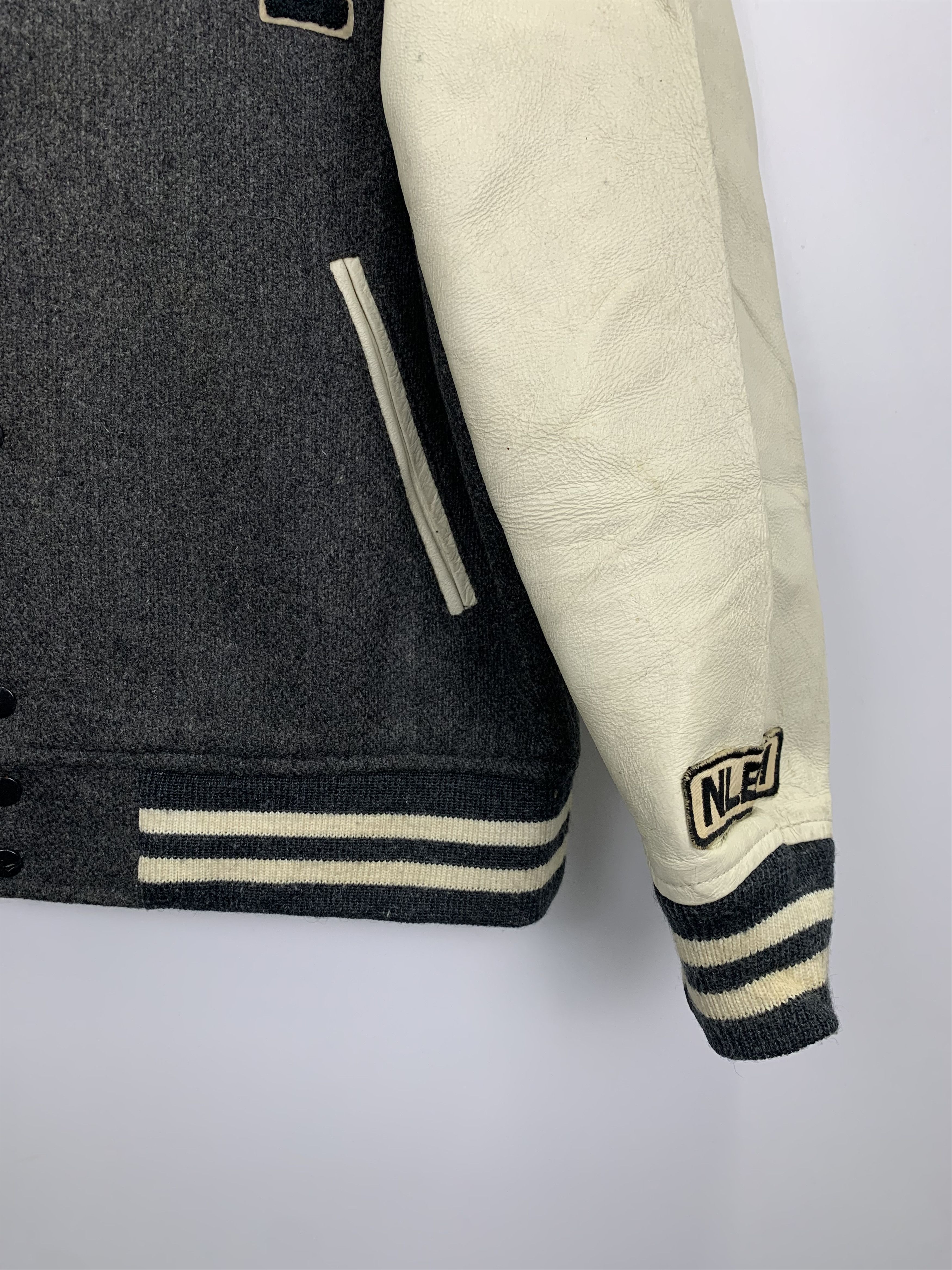Vintage Vintage New York Varsity Jacket Sleeve Leather V0457 Size US M / EU 48-50 / 2 - 7 Thumbnail