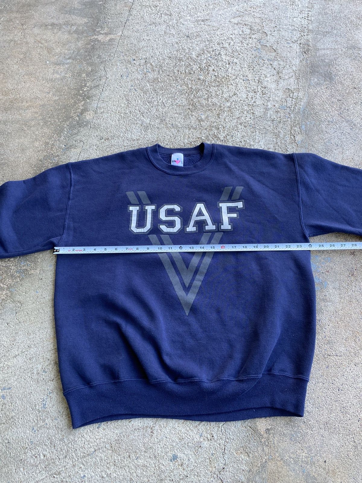 Vintage Vintage 90s USAF Air Force Military Sweatshirt Crewneck Size US XL / EU 56 / 4 - 8 Thumbnail