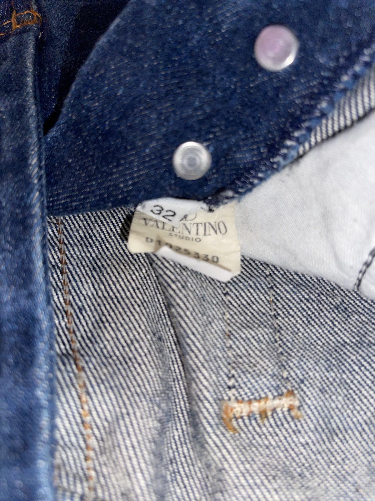 Valentino Valentino Jeans High Rise Indigo Denim Pants Size US 30 / EU 46 - 14 Thumbnail