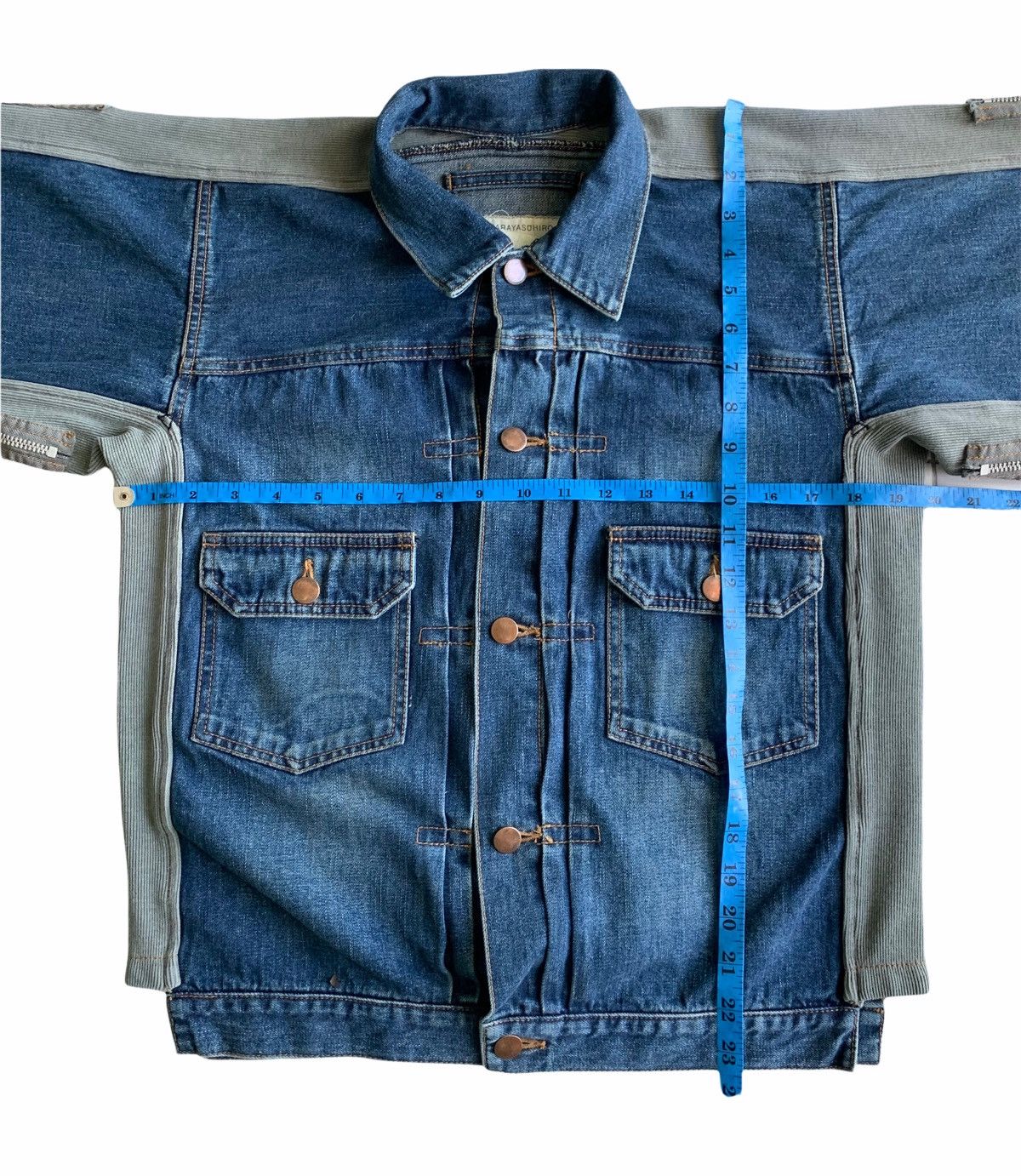Maison MIHARA YASUHIRO Miharayasuhiro hybrid Denim Trucker Bondage Oversized Sleeve Size US M / EU 48-50 / 2 - 13 Thumbnail