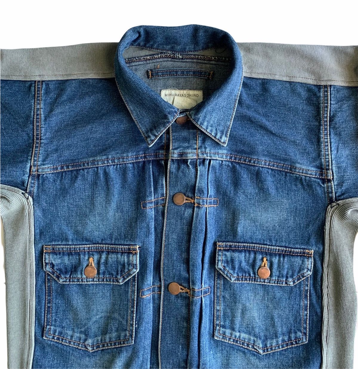 Maison MIHARA YASUHIRO Miharayasuhiro hybrid Denim Trucker Bondage Oversized Sleeve Size US M / EU 48-50 / 2 - 5 Thumbnail