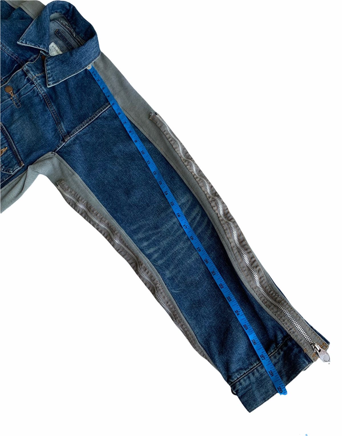 Maison MIHARA YASUHIRO Miharayasuhiro hybrid Denim Trucker Bondage Oversized Sleeve Size US M / EU 48-50 / 2 - 15 Thumbnail