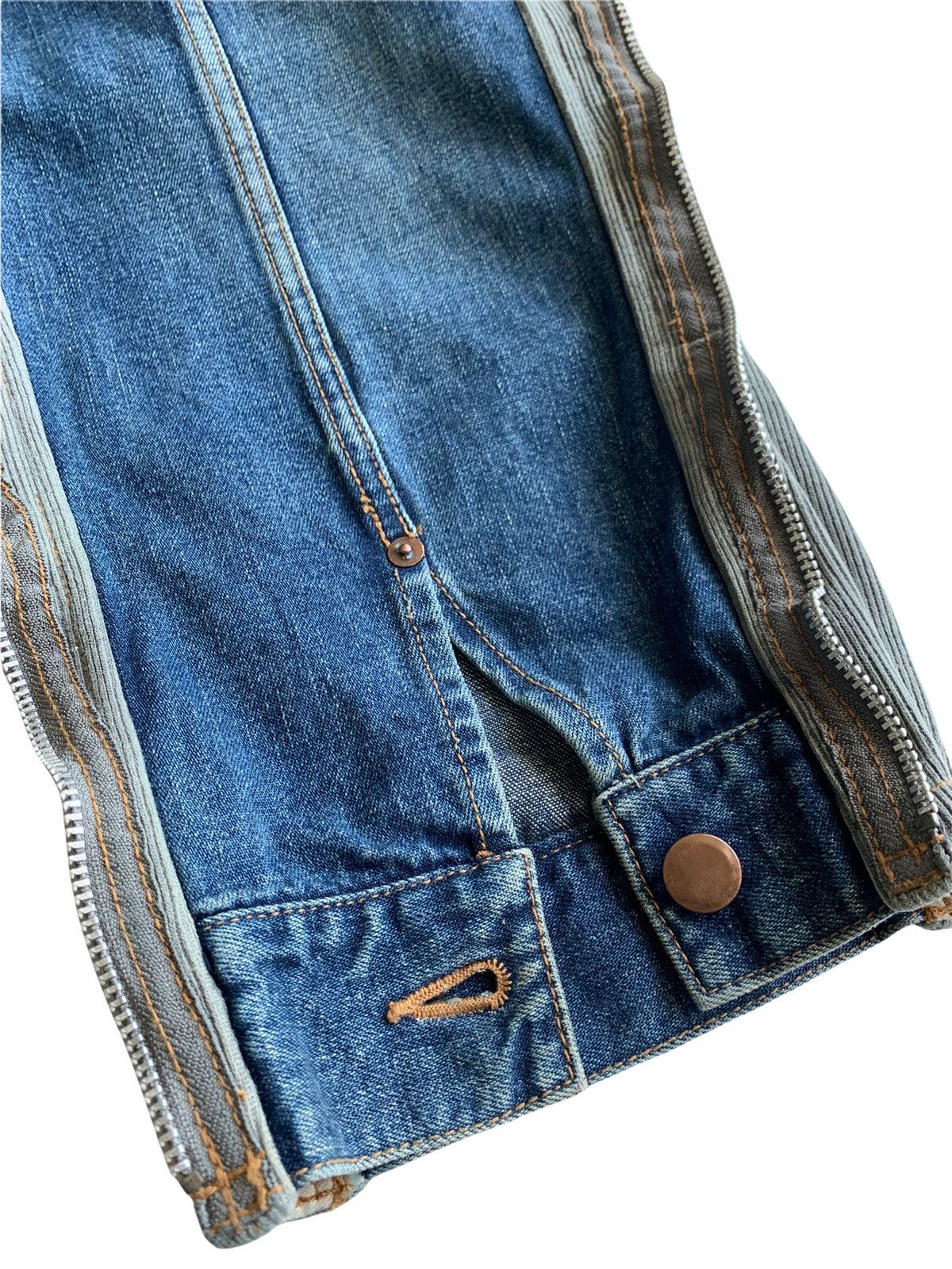 Maison MIHARA YASUHIRO Miharayasuhiro hybrid Denim Trucker Bondage Oversized Sleeve Size US M / EU 48-50 / 2 - 10 Thumbnail
