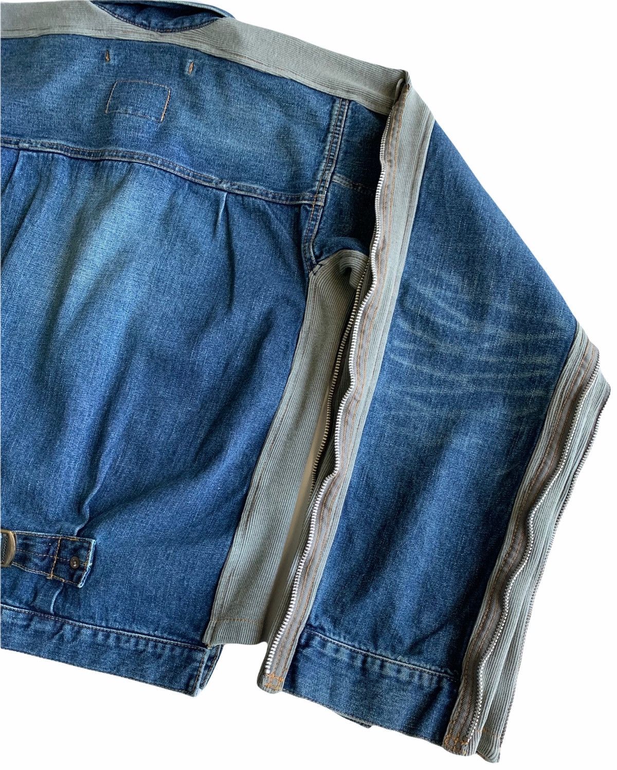 Maison MIHARA YASUHIRO Miharayasuhiro hybrid Denim Trucker Bondage Oversized Sleeve Size US M / EU 48-50 / 2 - 8 Thumbnail