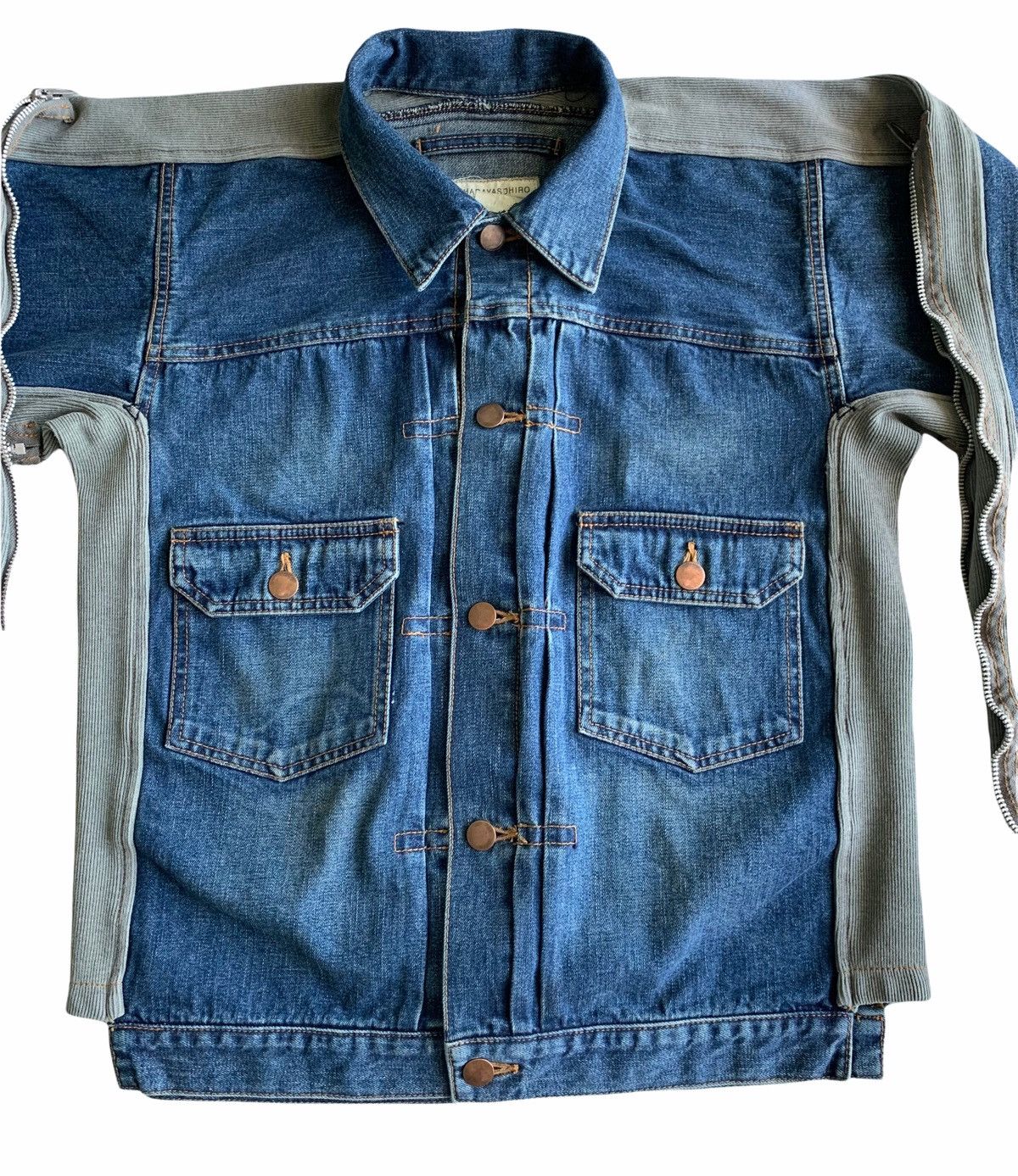 Maison MIHARA YASUHIRO Miharayasuhiro hybrid Denim Trucker Bondage Oversized Sleeve Size US M / EU 48-50 / 2 - 3 Thumbnail