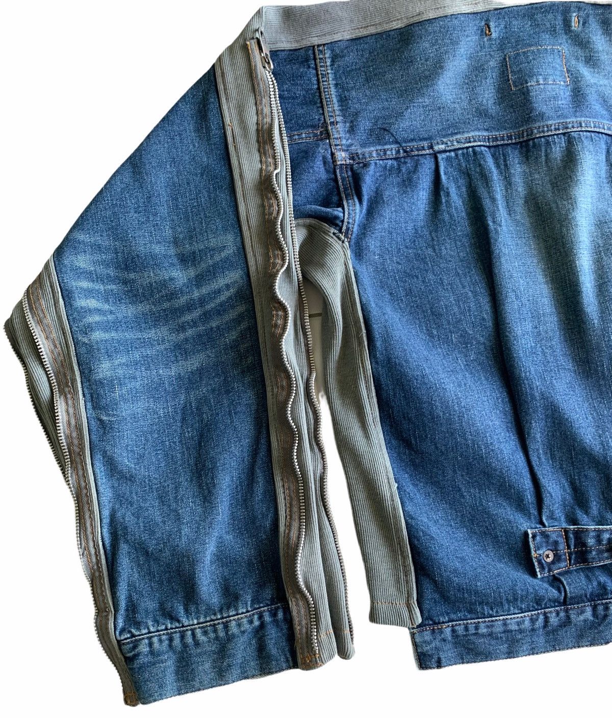 Maison MIHARA YASUHIRO Miharayasuhiro hybrid Denim Trucker Bondage Oversized Sleeve Size US M / EU 48-50 / 2 - 9 Thumbnail
