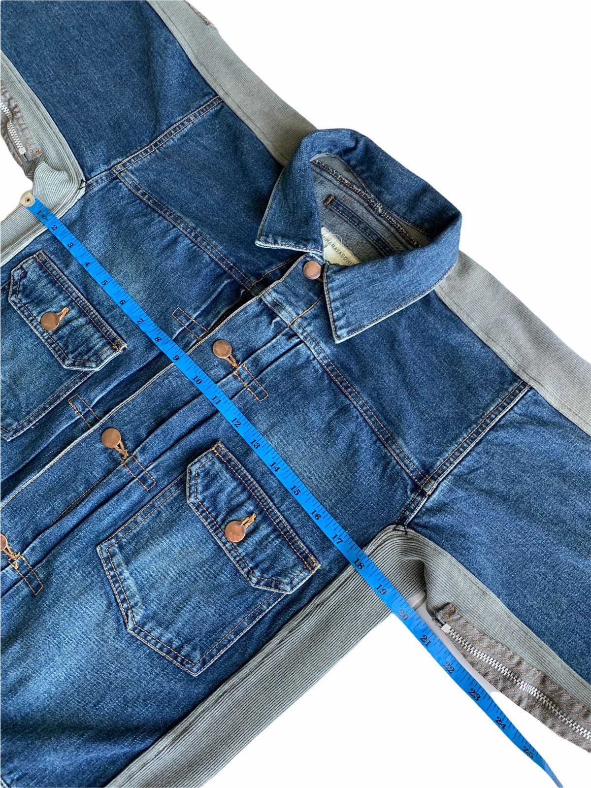 Maison MIHARA YASUHIRO Miharayasuhiro hybrid Denim Trucker Bondage Oversized Sleeve Size US M / EU 48-50 / 2 - 14 Thumbnail