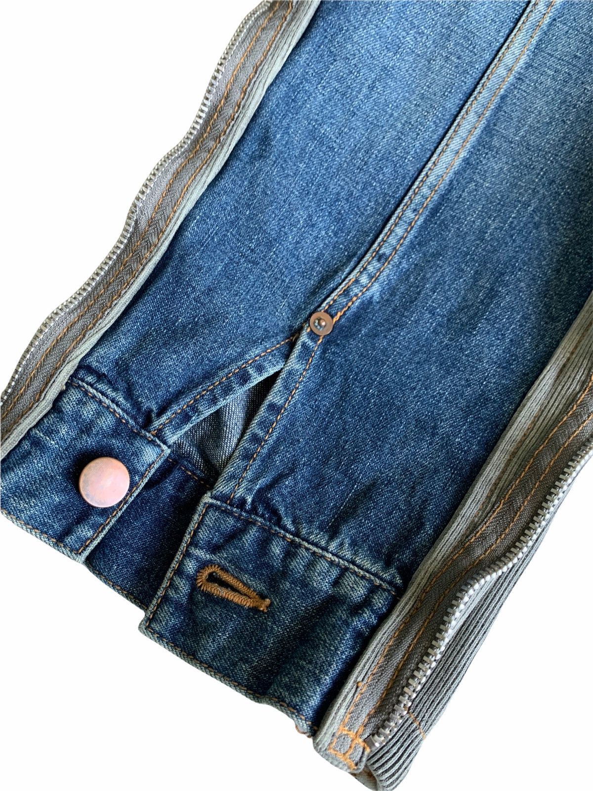 Maison MIHARA YASUHIRO Miharayasuhiro hybrid Denim Trucker Bondage Oversized Sleeve Size US M / EU 48-50 / 2 - 11 Thumbnail