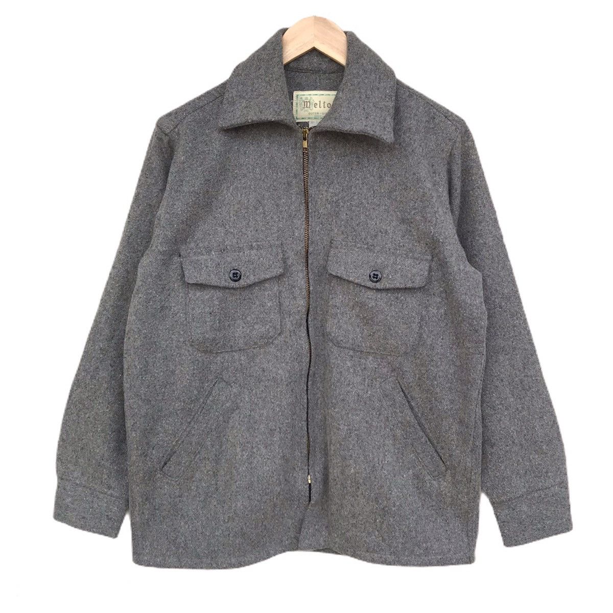 Filson Vintage 80’s Melton outerwear wool military jacket Size US M / EU 48-50 / 2 - 1 Thumbnail