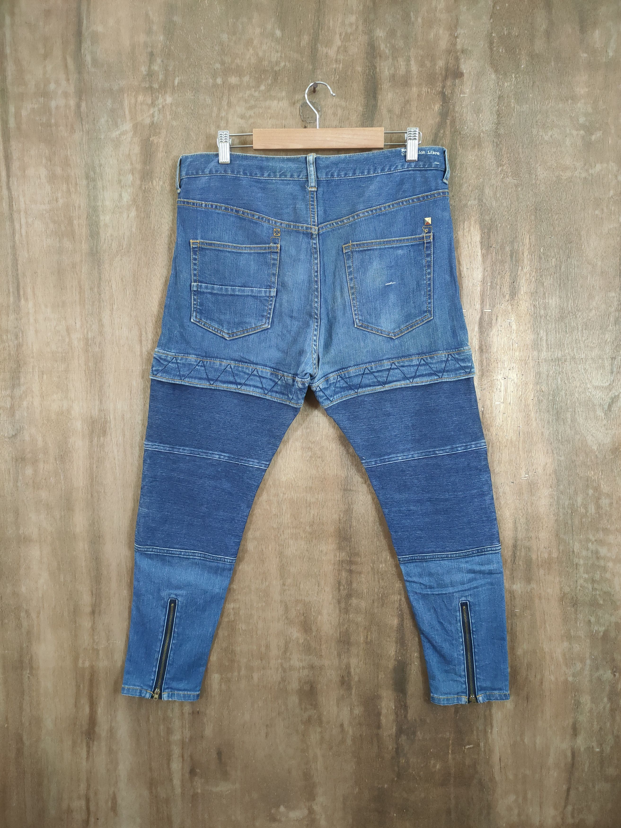 Japanese Brand EFILEVOL MOISON HIP HOP RUPEP PANTS Size US 32 / EU 48 - 4 Thumbnail
